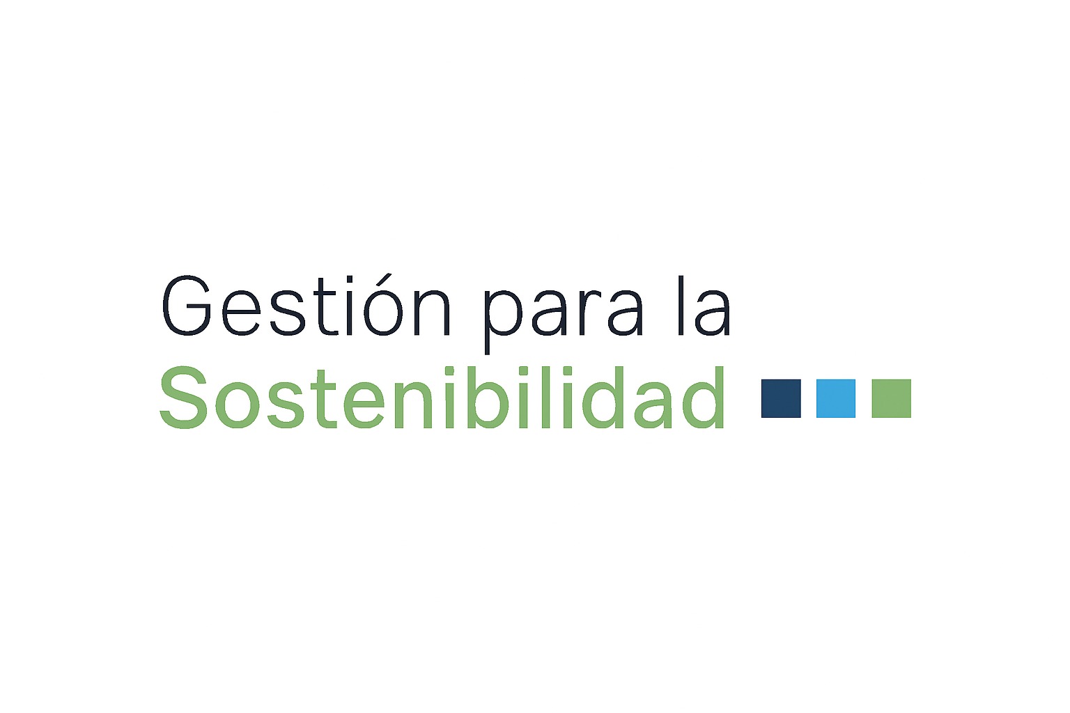 Gestión para la Sostenibilidad